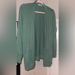 Kathy Ireland Classic Green Cardigan